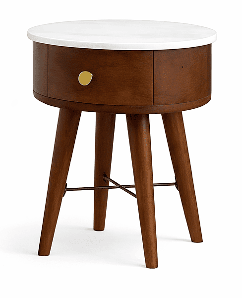 Banglore Marble Round End Table