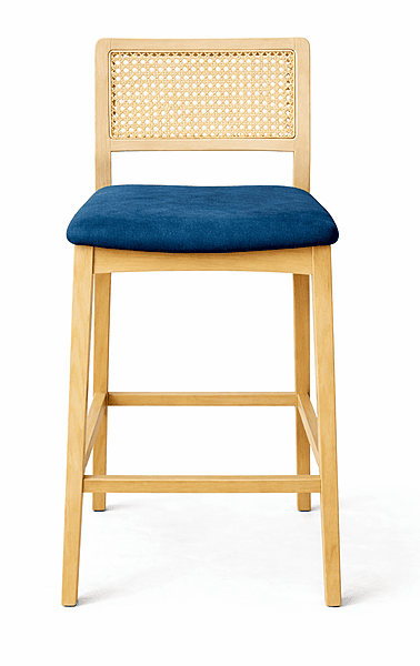 Selby Natural Cane Bar Chair