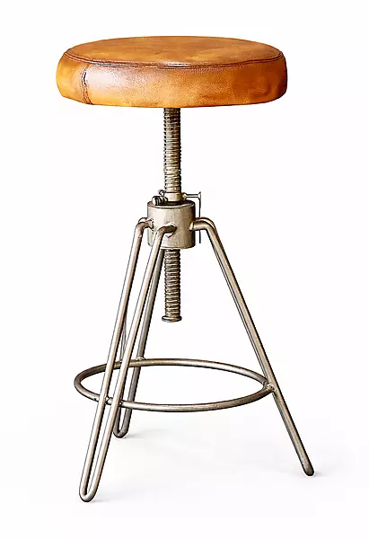 Boswell Industrial Crank Bar Stool