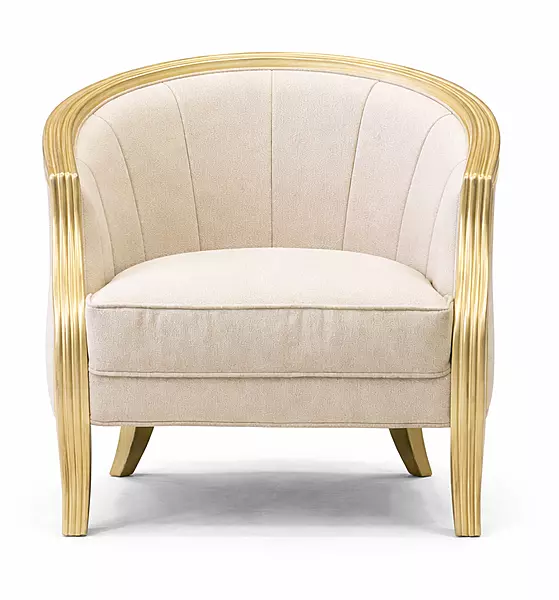 Madalsa Gold Foiled Accent Chair