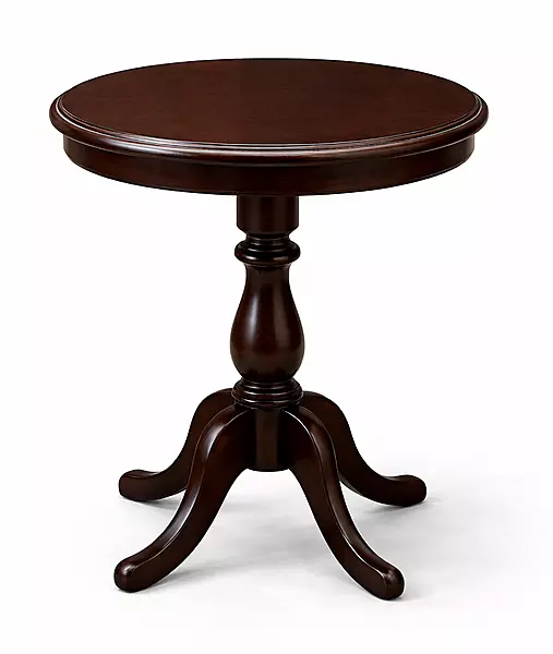 Tetra Spindle Accent Sofa Peg Table