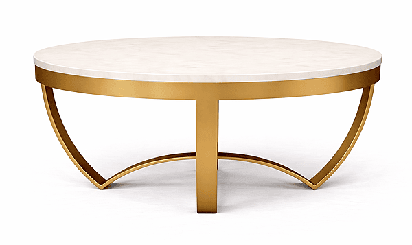 Wiley Marble Top Round Coffee Table