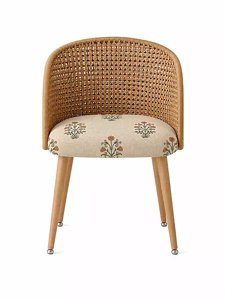 Sunlit Rattan Dining Chair