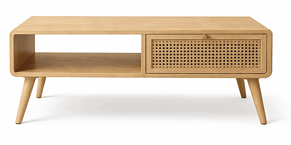 Cliffside Cane Coffee Table